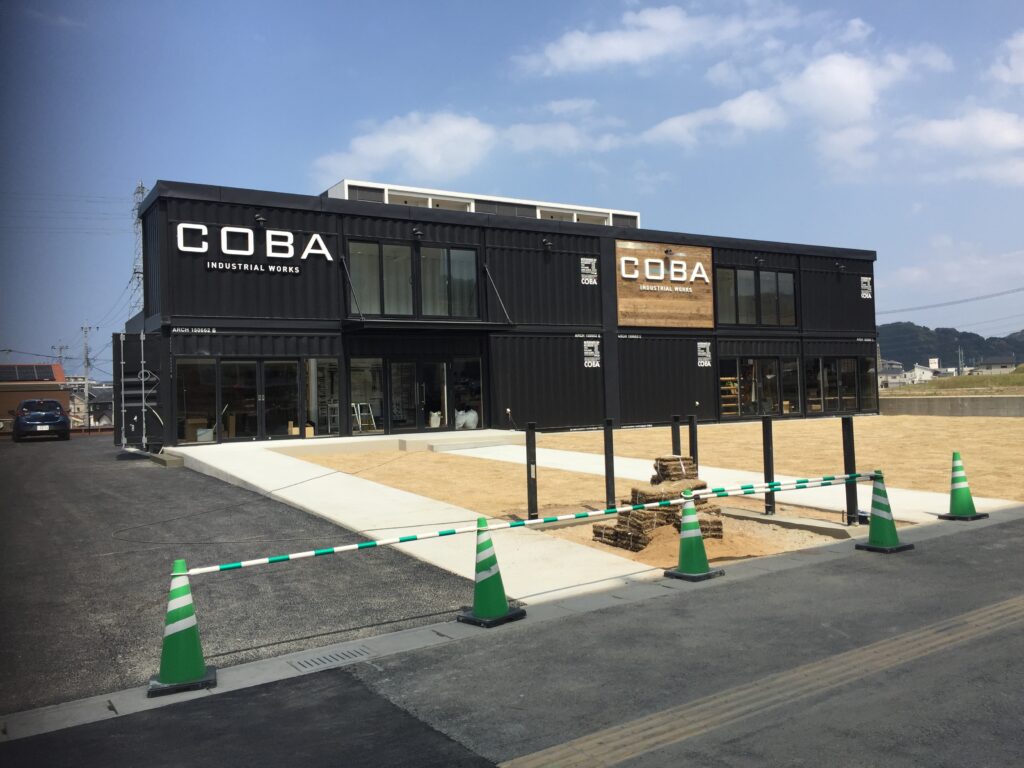 大型のショップもコンテナ店舗で作れます