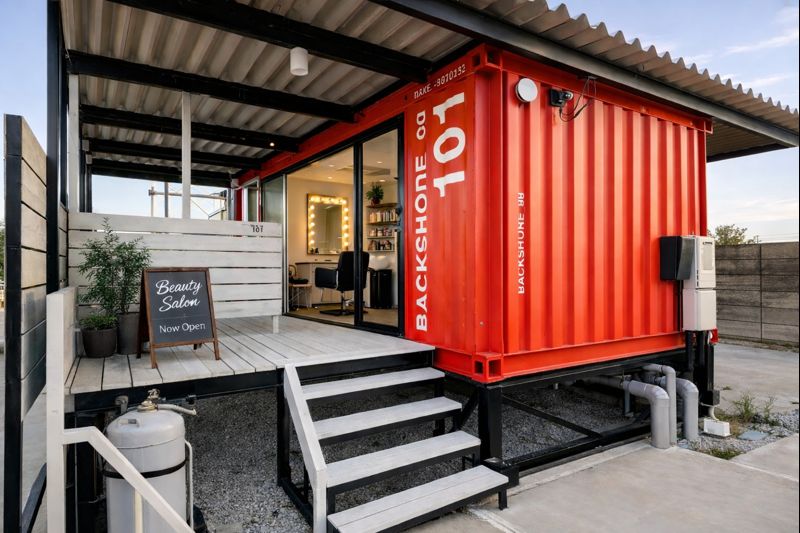 20FEET_例ダウンコンテナの_美容室