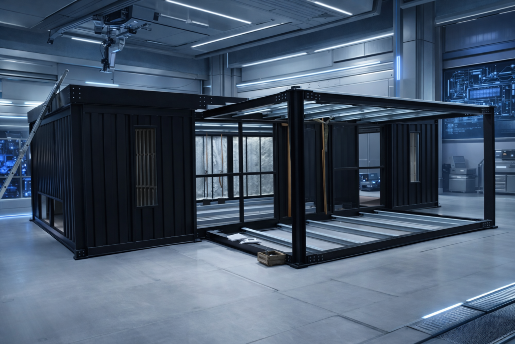 離島建築システム＿現場についてから拡張する物流システム