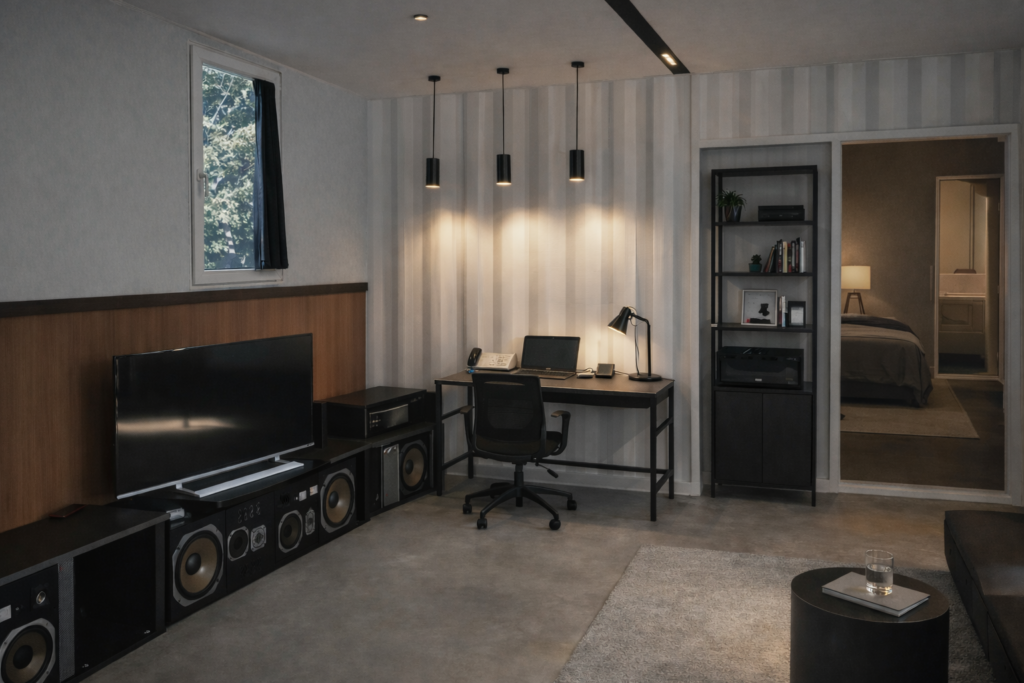 リモートワークデスクtp音響マシン