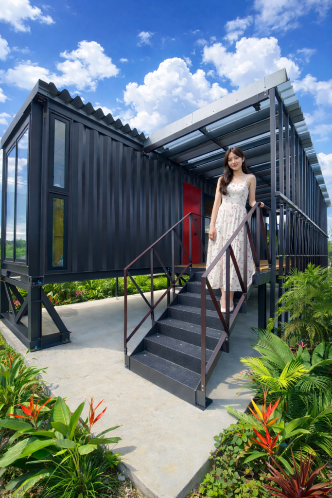 40FEETの別荘建築