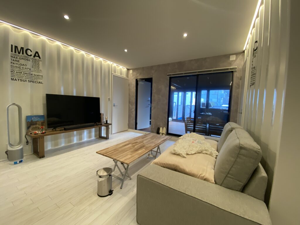 IMG_9270 | コンテナハウスのことなら_現代コンテナ建築研究所 ドライリビングエリア