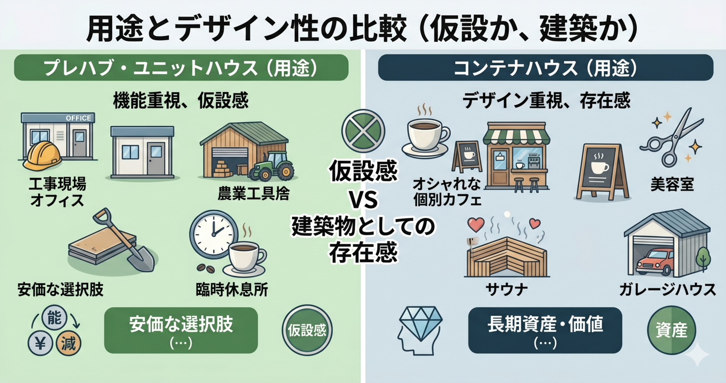 コンテナハウス　デザイン性