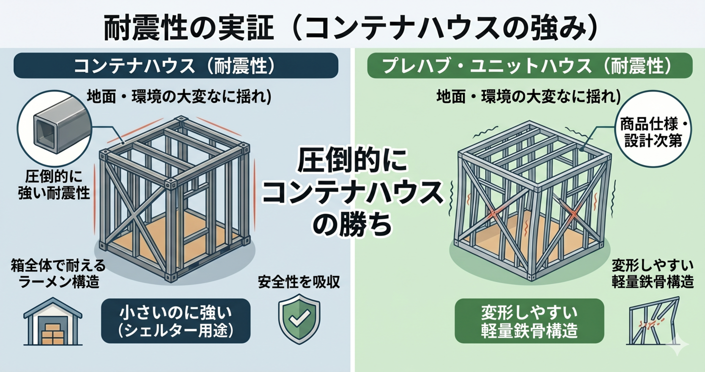 耐震　コンテナハウス