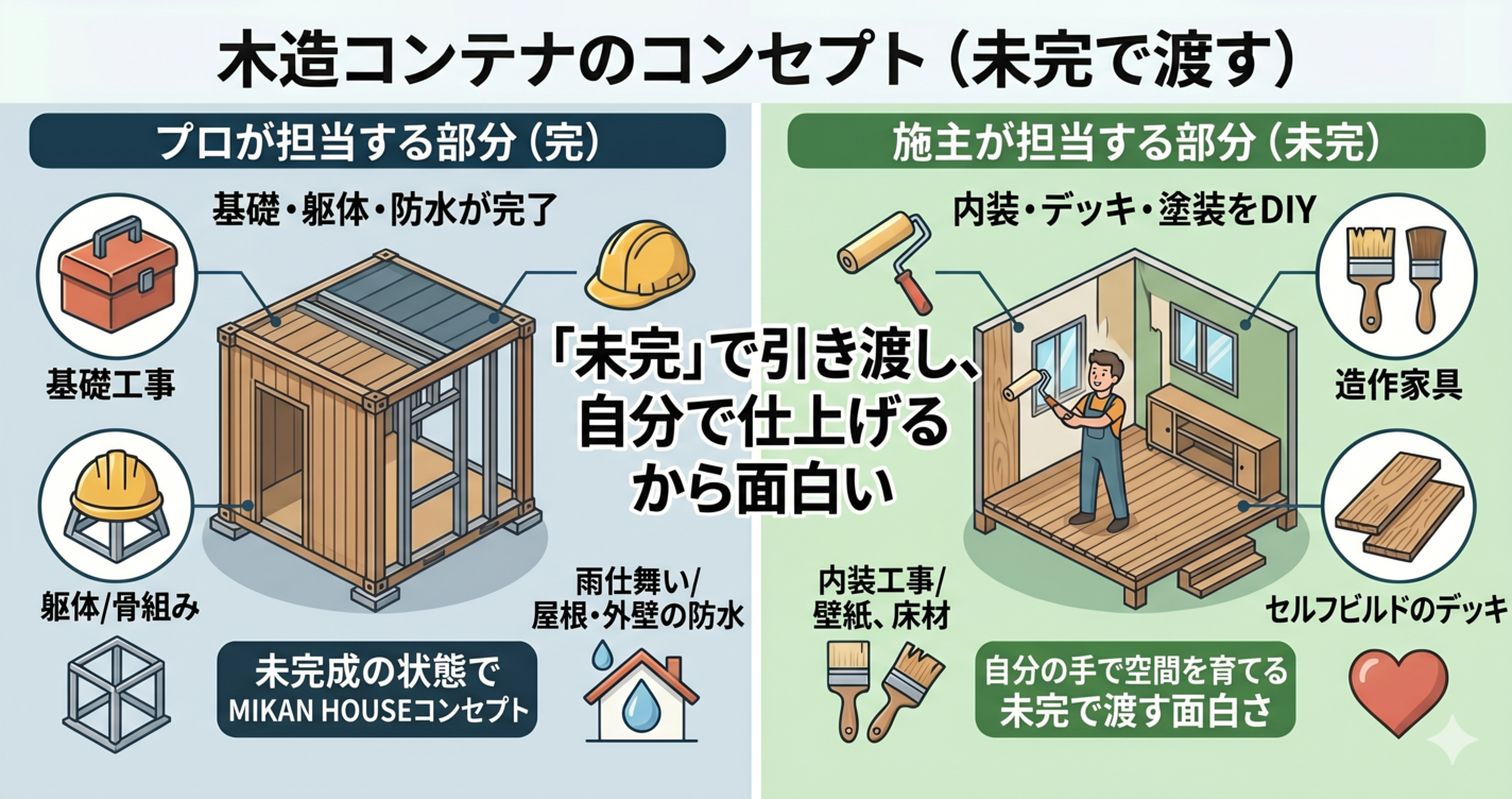木造コンテナハウス